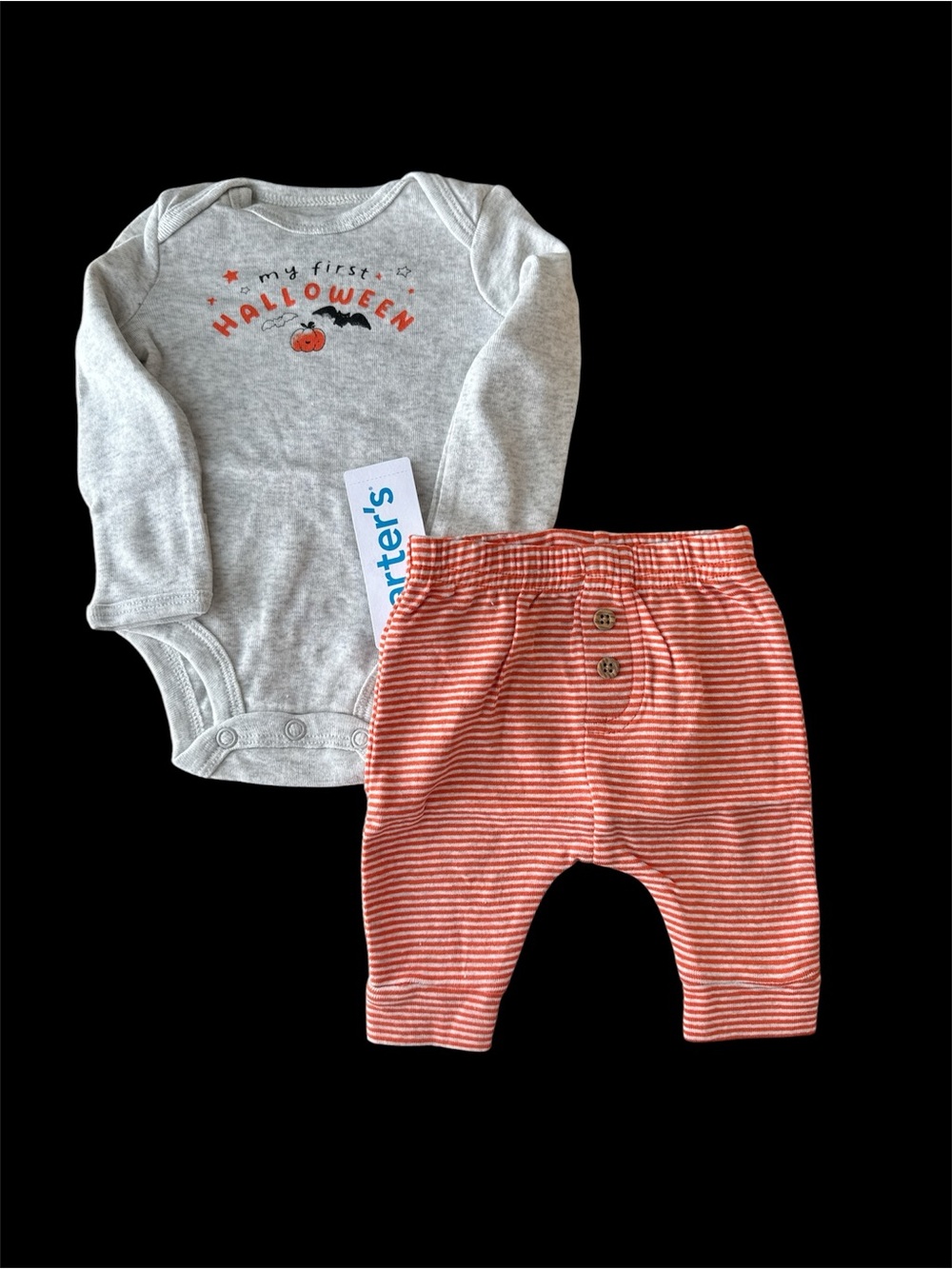 Carter's First Halloween Baby Unisex 2-pc. Pant Set New with Tags Newborn